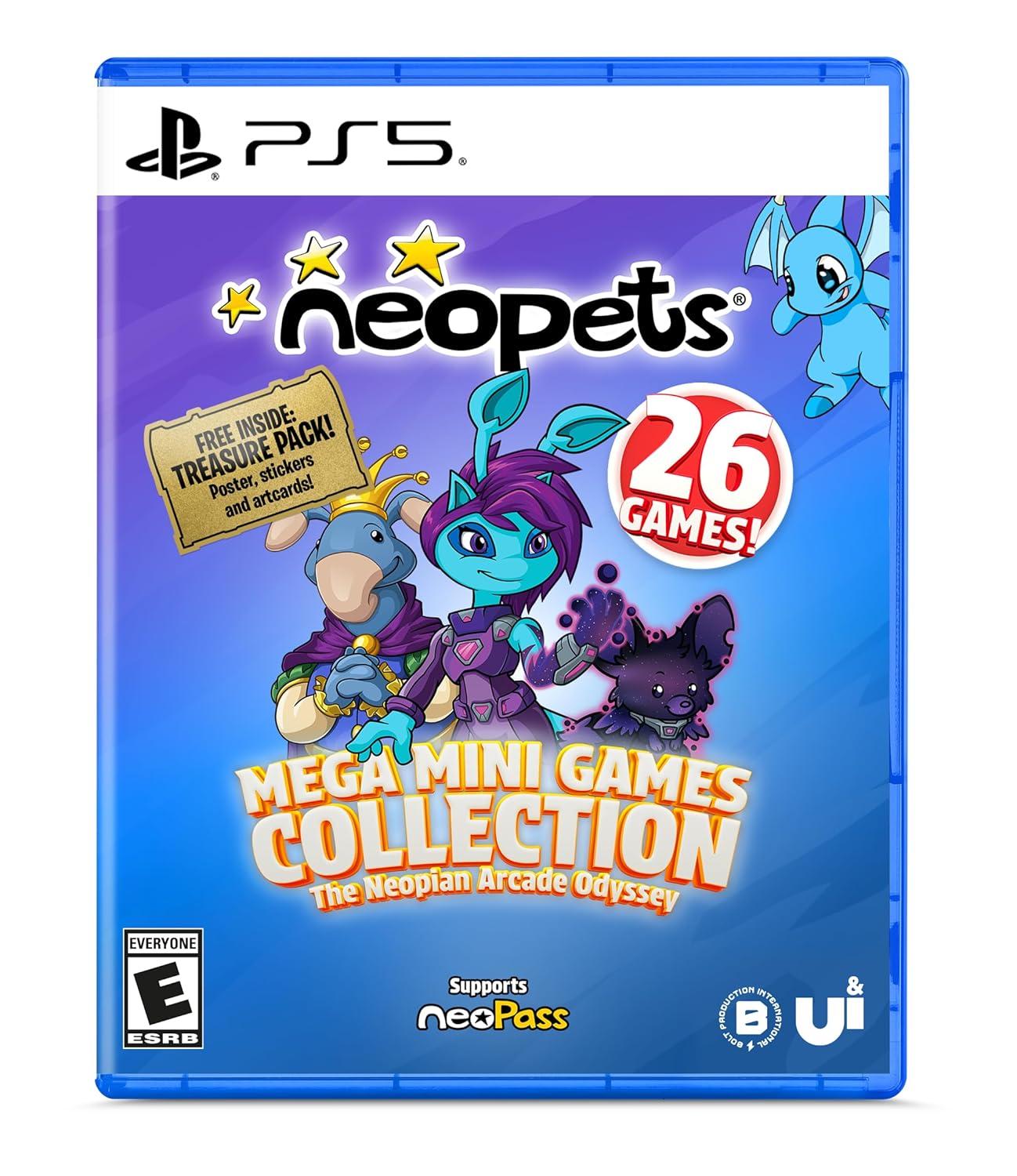 Neopets Mega Mini Games Collection: The Neopian Arcade Odyssey - Playstation 5