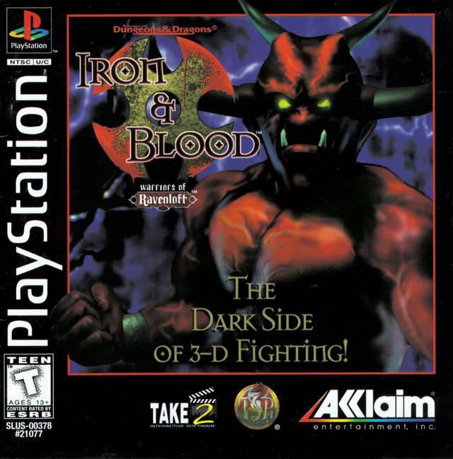 Advanced Dungeons & Dragons Iron and Blood - Playstation