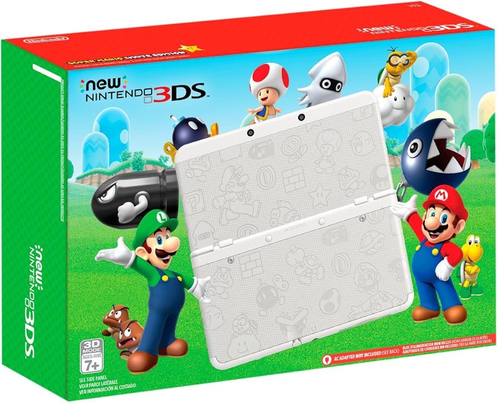 New Nintendo 3DS Super Mario White Edition - Nintendo 3DS