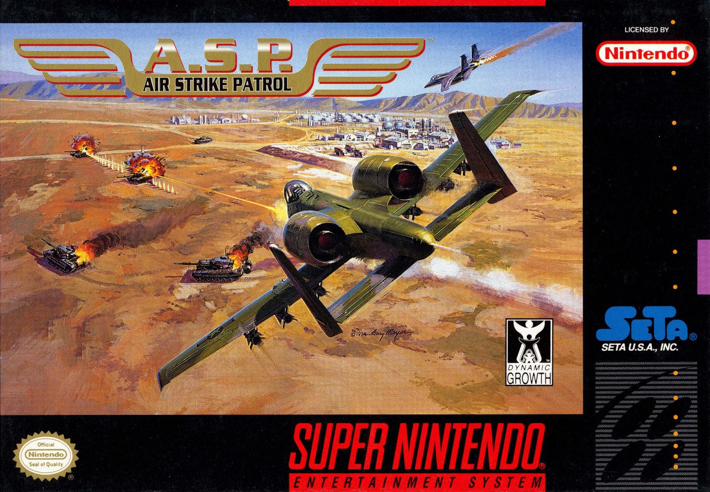 A.S.P. Air Strike Patrol - Super Nintendo