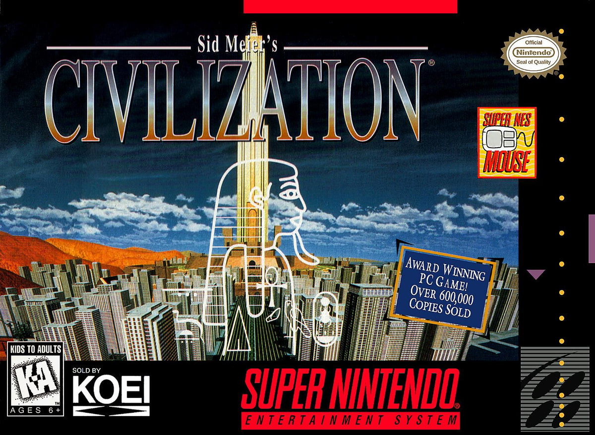 Sid Meier's Civilization - Super Nintendo