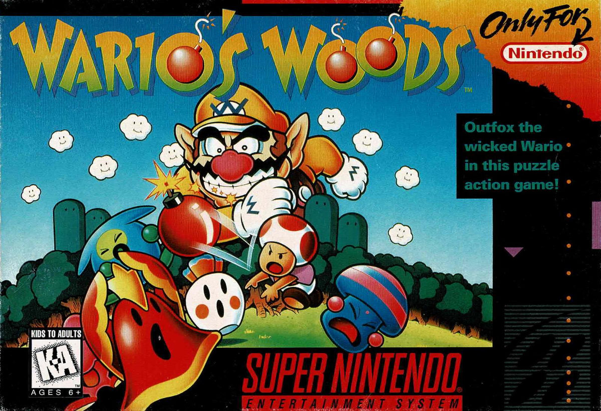 Wario's Woods - Super Nintendo
