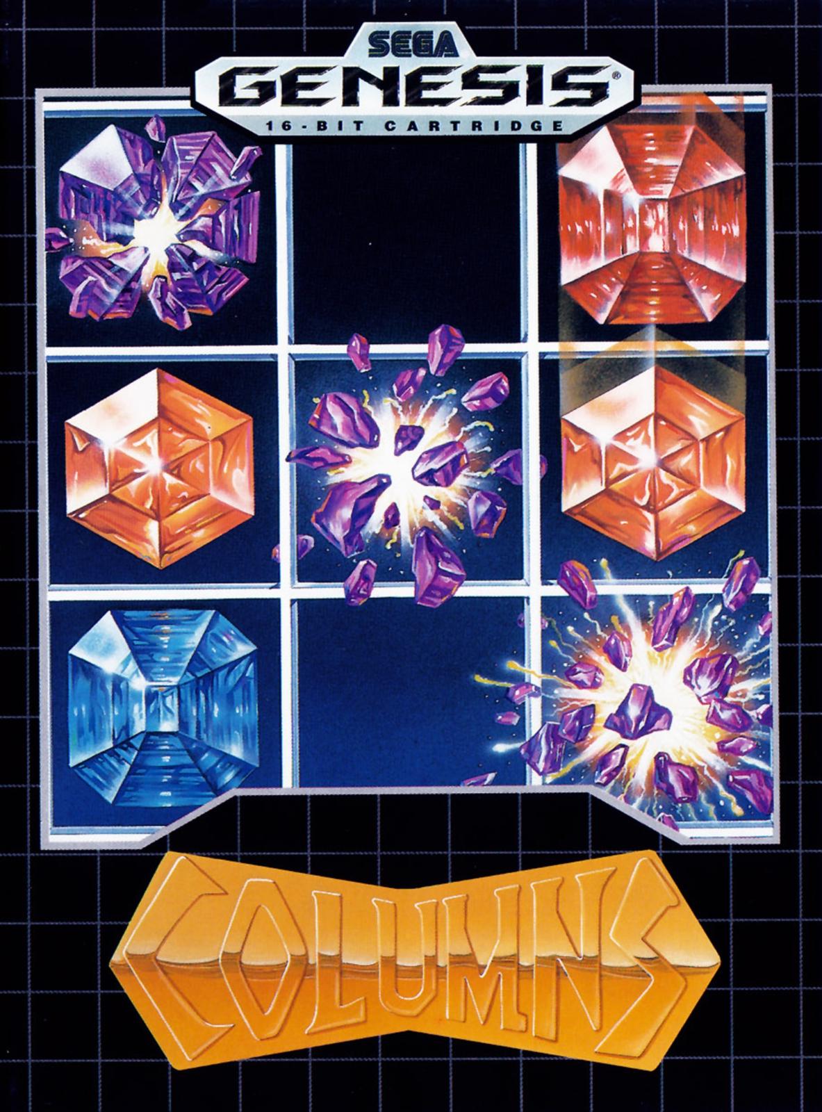 Retroid Games Winston-Salem - Columns - Video Game - Sega Genesis