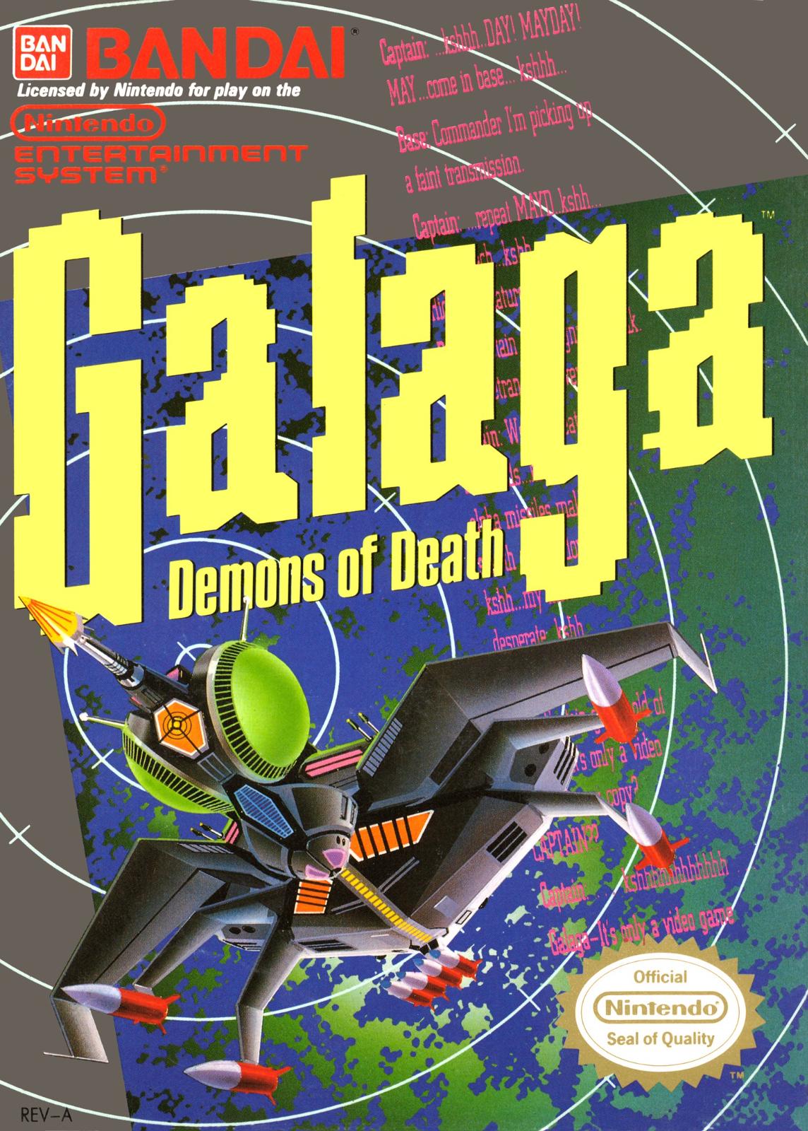 Retroid Games Winston-Salem - Galaga: Demons of Death - Video Game - NES