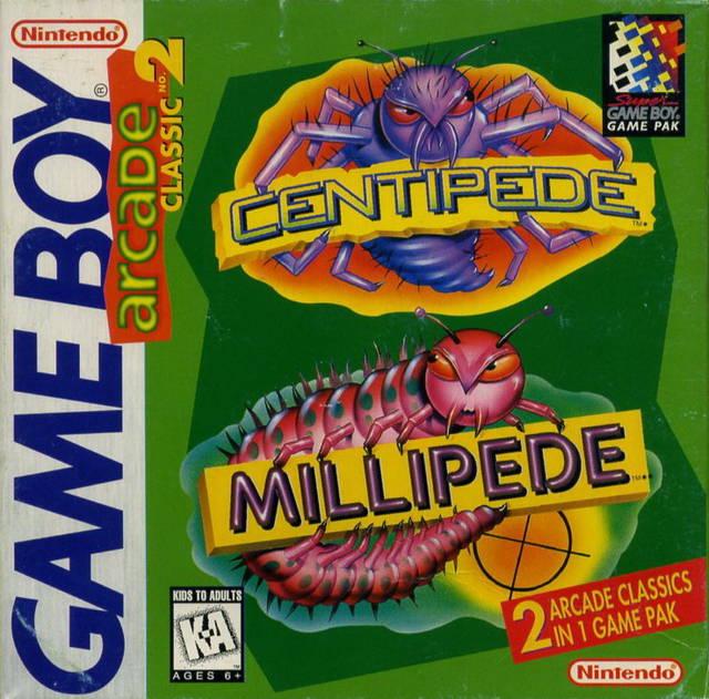 Retroid Concord - Arcade Classic 2: Centipede and Millipede - Video Game - GameBoy