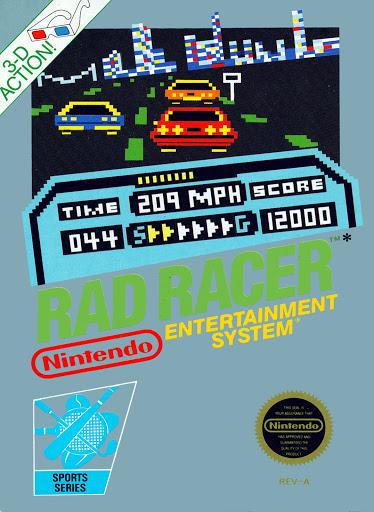 Retroid Games Winston-Salem - Rad Racer - Video Game - NES
