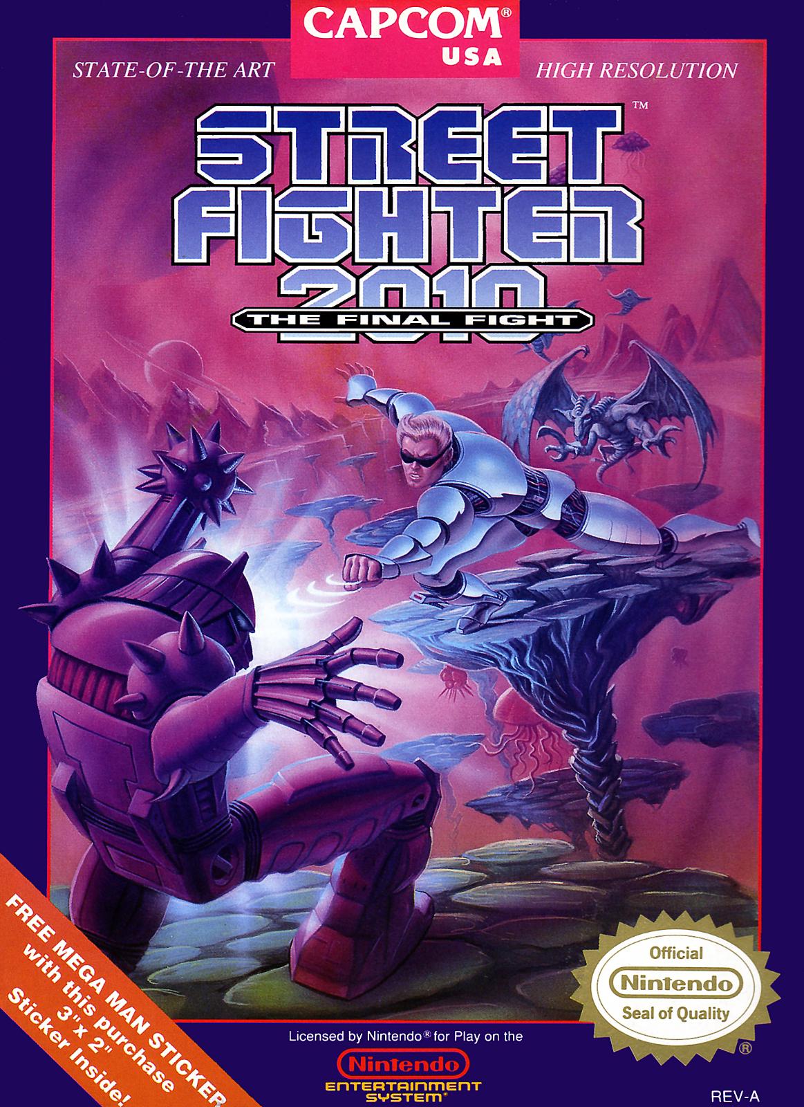 Retroid Games Winston-Salem - Street Fighter 2010 the Final Fight - Video Game - NES