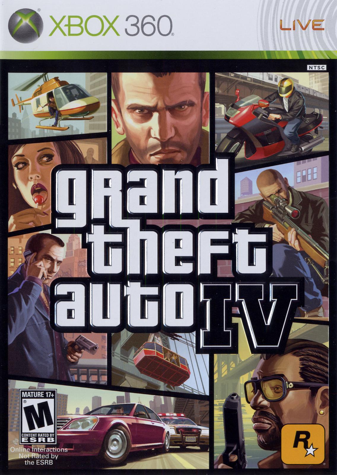 Retroid Games Winston-Salem - Grand Theft Auto IV - Video Game - Xbox 360