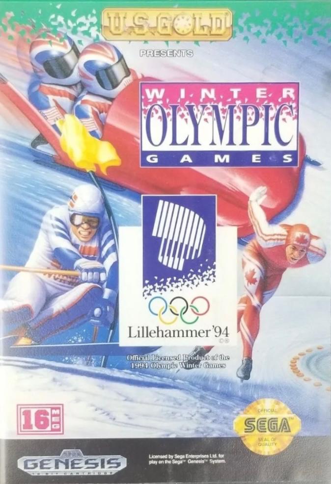 Retroid Games Winston-Salem - Winter Olympic Games Lillehammer 94 - Video Game - Sega Genesis