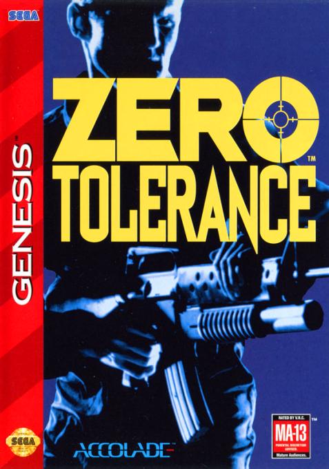 Retroid Games Winston-Salem - Zero Tolerance - Video Game - Sega Genesis