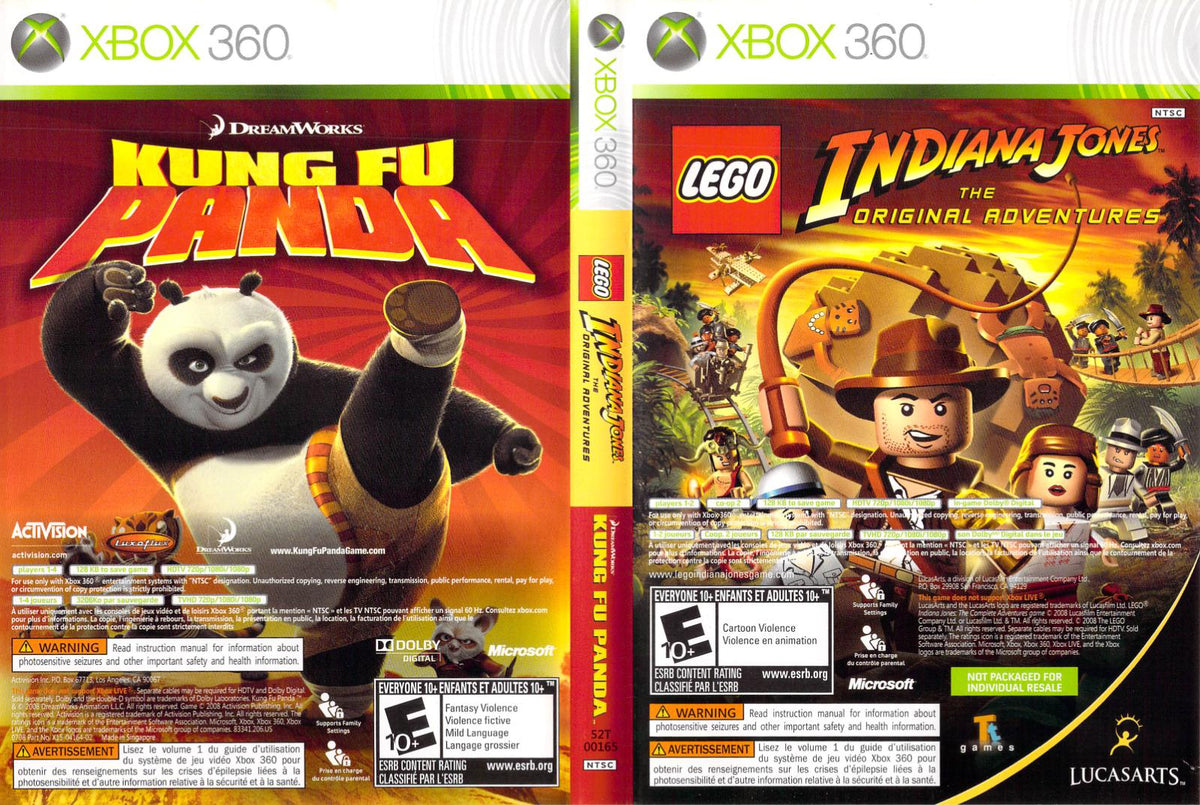 Retroid Concord - LEGO Indiana Jones and Kung Fu Panda Combo - Video Game - Xbox 360