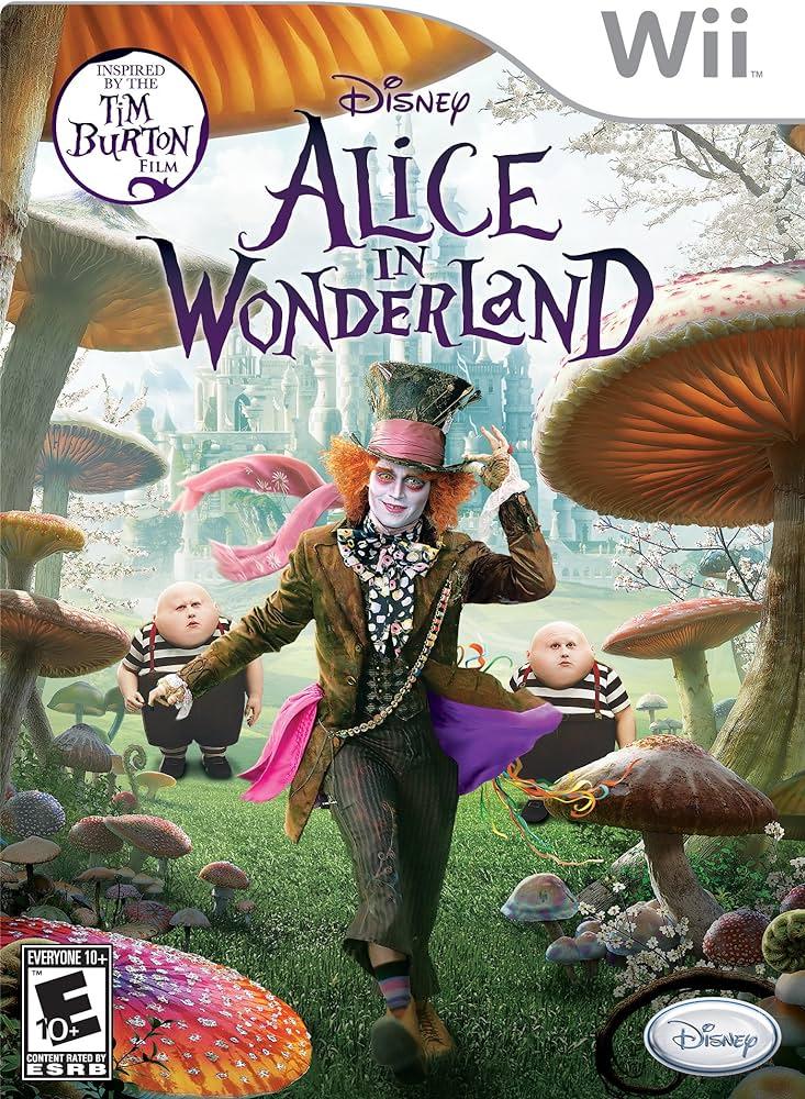 Retroid Games Winston-Salem - Alice in Wonderland: The Movie - Video Game - Wii