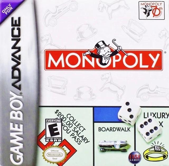 Retroid Games Winston-Salem - Monopoly - Video Game - GameBoy Advance