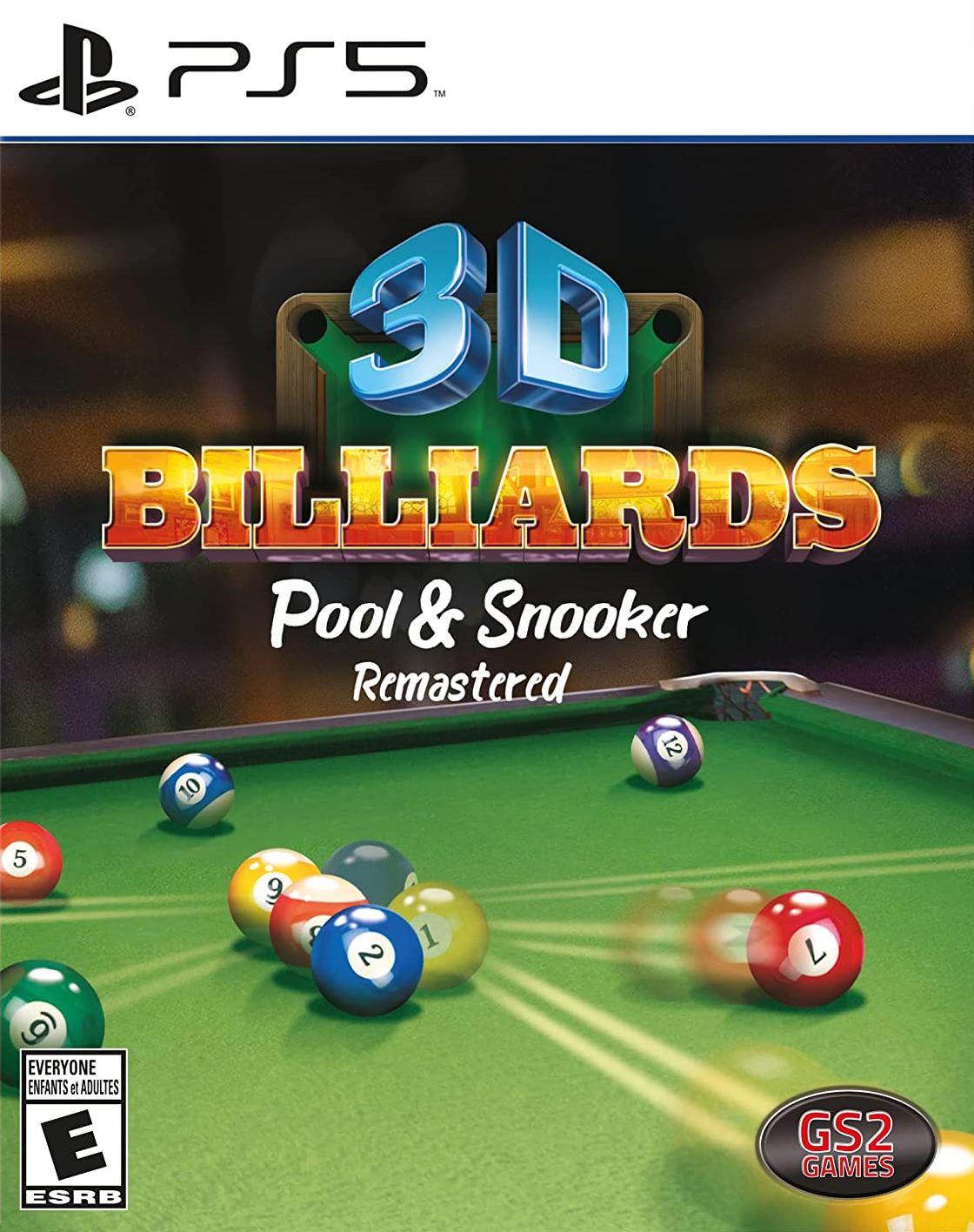 3D Billiards: Pool & Snooker Remastered - Playstation 5