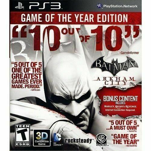 Retroid Concord - Batman: Arkham City [Game of the Year] - Video Game - Playstation 3