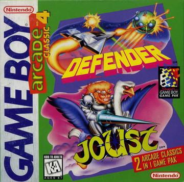 Retroid Games Winston-Salem - Arcade Classic 4: Defender and Joust - Video Game - GameBoy