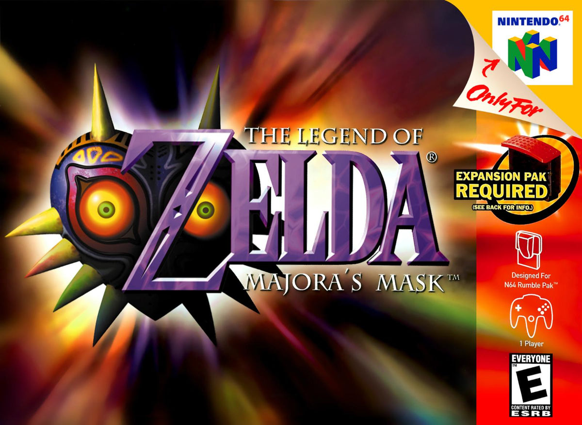 Retroid Games Winston-Salem - Zelda Majora's Mask - Video Game - Nintendo 64