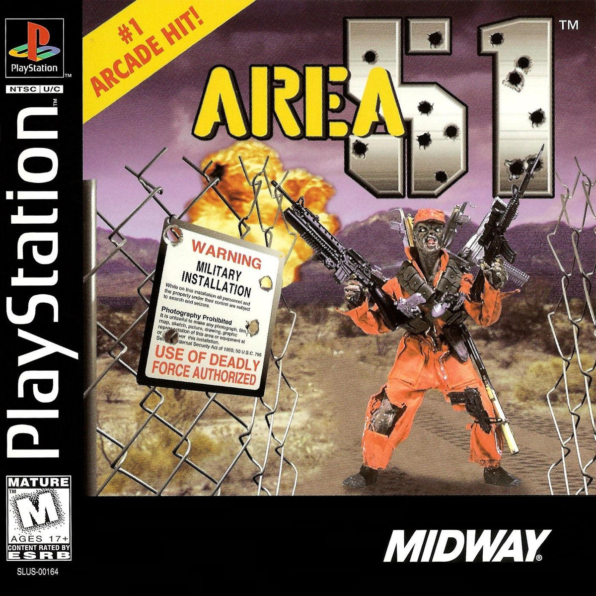 Retroid Games Winston-Salem - Area 51 - Video Game - Playstation