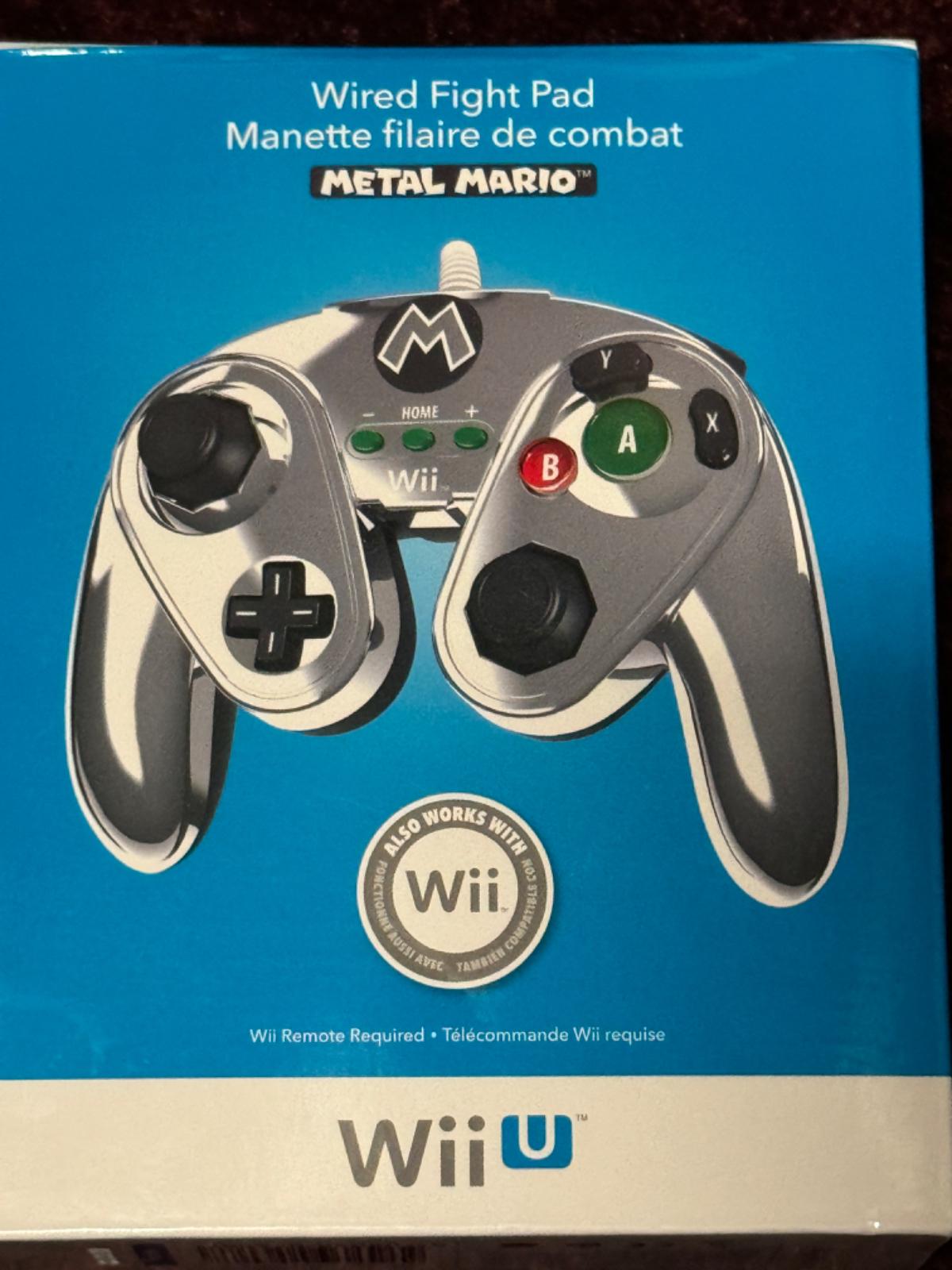 Wired Fight Pad [Metal Mario] - Wii U