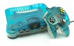 Clear White & Blue Nintendo 64 System - JP Nintendo 64