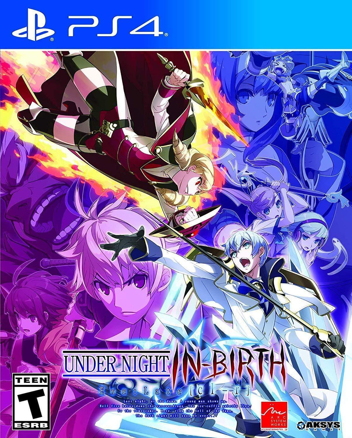 Retroid Games Winston-Salem - Under Night In-Birth Exe: Late Cl-R - Video Game - Playstation 4