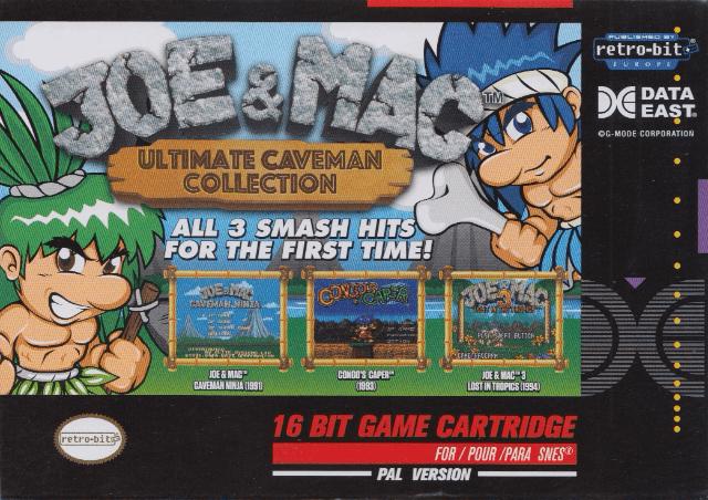 Retroid Concord - Joe & Mac: Ultimate Caveman Collection [Homebrew] - Video Game - Super Nintendo