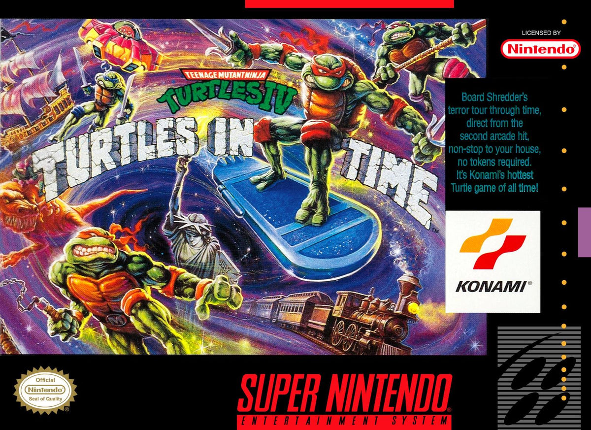 Teenage Mutant Ninja Turtles IV Turtles in Time - Super Nintendo
