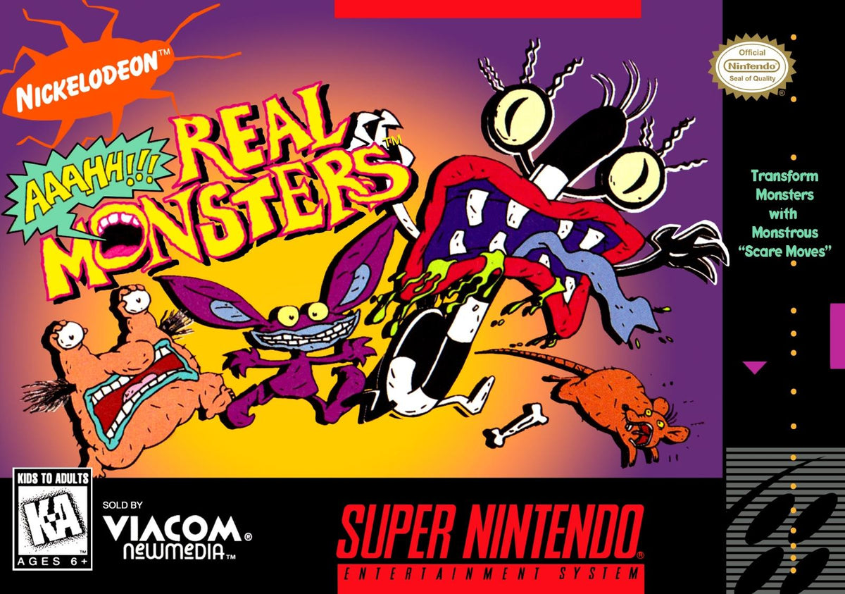 Retroid Concord - AAAHH Real Monsters - Video Game - Super Nintendo