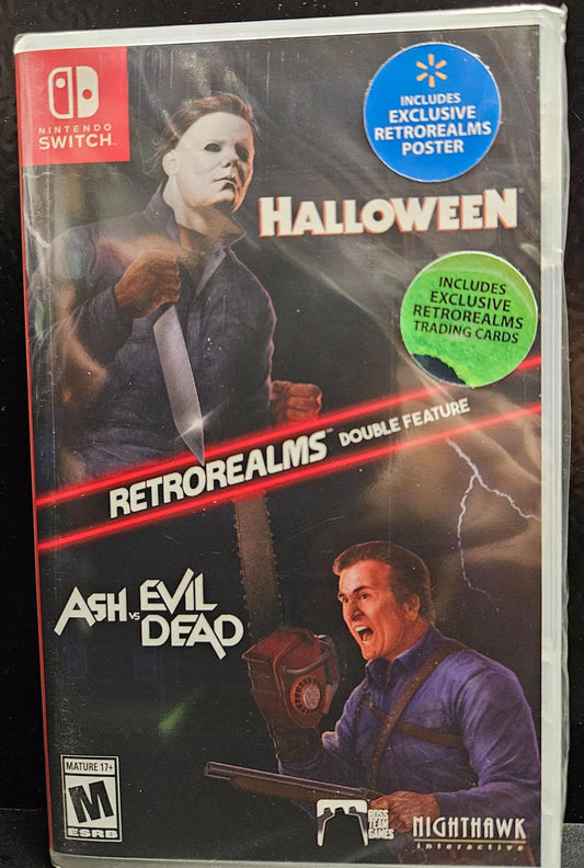 Halloween And Ash Vs Evil Dead RetroRealms Double Feature [Walmart Bonus] - Nintendo Switch