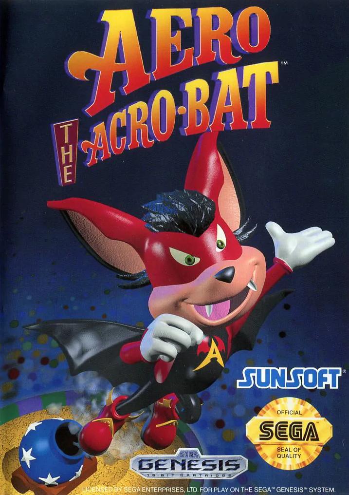 Retroid Games Winston-Salem - Aero the Acro-Bat - Video Game - Sega Genesis