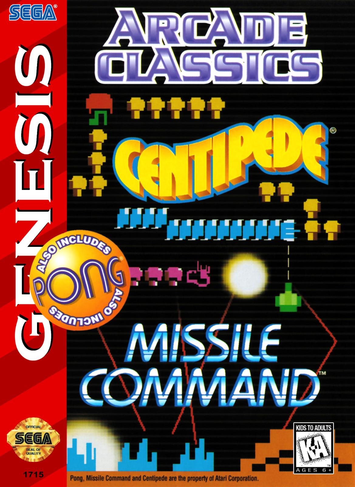 Arcade Classics - Sega Genesis
