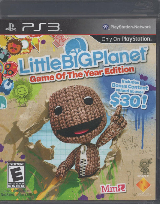LittleBigPlanet [Game Of The Year Not For Resale] - Playstation 3