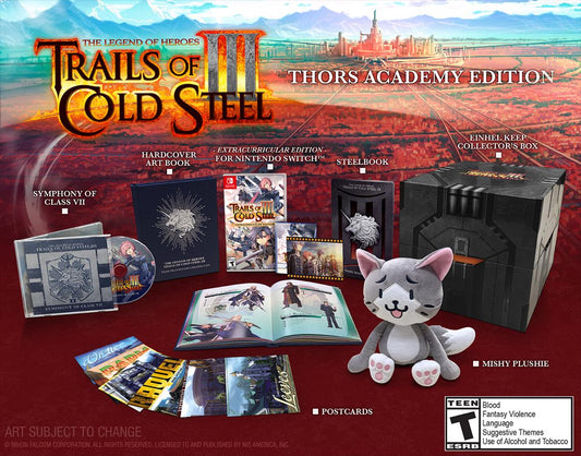 Legend Of Heroes: Trails Of Cold Steel III [Thors Academy Edition] - Nintendo Switch