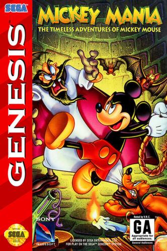 Retroid Concord - Mickey Mania - Video Game - Sega Genesis