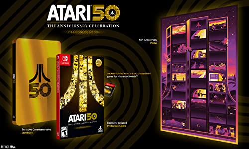 Retroid Games Winston-Salem - Atari 50: The Anniversary Celebration [Steelbook] - Video Game - Nintendo Switch