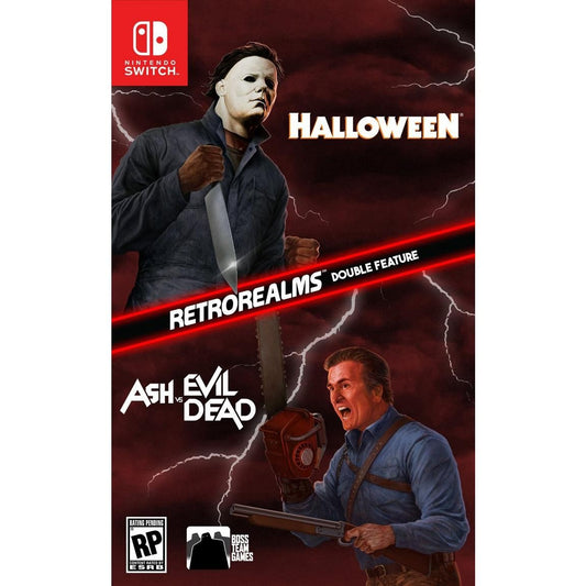 Halloween And Ash Vs Evil Dead RetroRealms Double Feature - Nintendo Switch